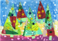 Prep Children Prepare Christmas Cards In Art 